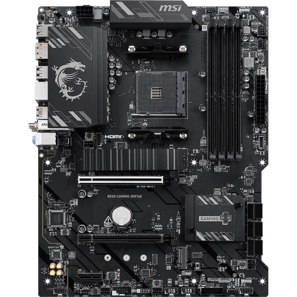MSI B550 GAMING WIFI6E (schwarz/silber)