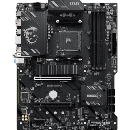 MSI B550 GAMING WIFI6E (schwarz/silber)