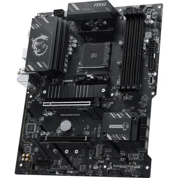 MSI B550 GAMING WIFI6E (schwarz/silber)