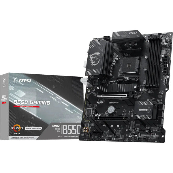 MSI B550 GAMING (schwarz/silber)