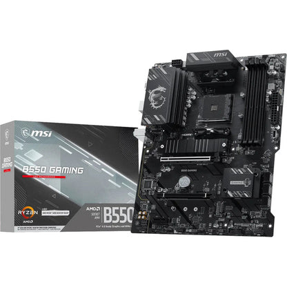 MSI B550 GAMING (schwarz/silber)