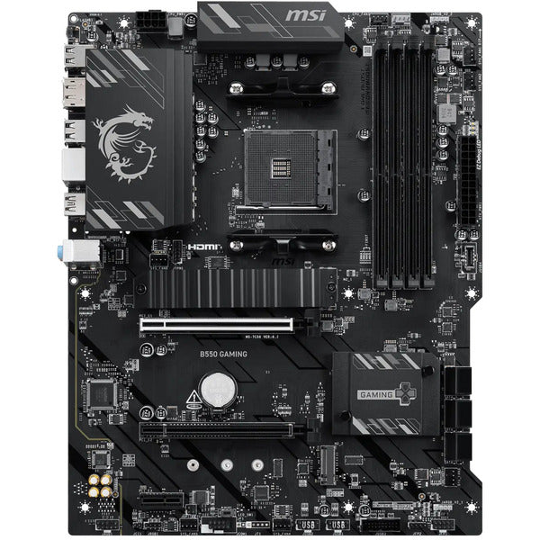MSI B550 GAMING (schwarz/silber)
