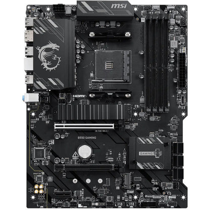 MSI B550 GAMING (schwarz/silber)