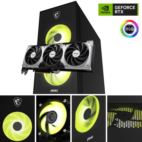 MSI MAG Infinite S AI 2NVM5-003AT (schwarz/transparent, Windows 11 Home)