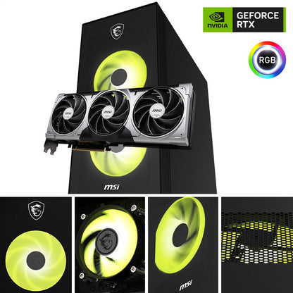 MSI MAG Infinite S AI 2NVM5-003AT (schwarz/transparent, Windows 11 Home)