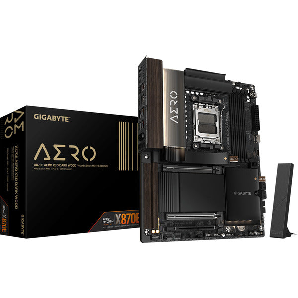 GigaByte X870E AERO X3D DARK WOOD (schwarz/holz)