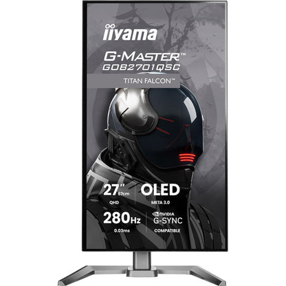 Iiyama G-Master GOB2701QSC-B1 OLED (68.6 cm (27 Zoll), schwarz, QHD, HDMI, DP, USB-Hub, 280Hz Panel)