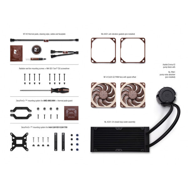 Noctua NL-LC1-24 (schwarz/braun)