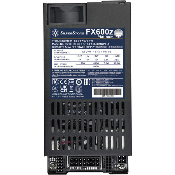 Silverstone Technology FX600z Platinum (schwarz, 600 Watt)