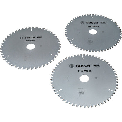Bosch Powertools PRO Wood Kreissägeblatt 216 mm (3 Stück, Promo-Pack)