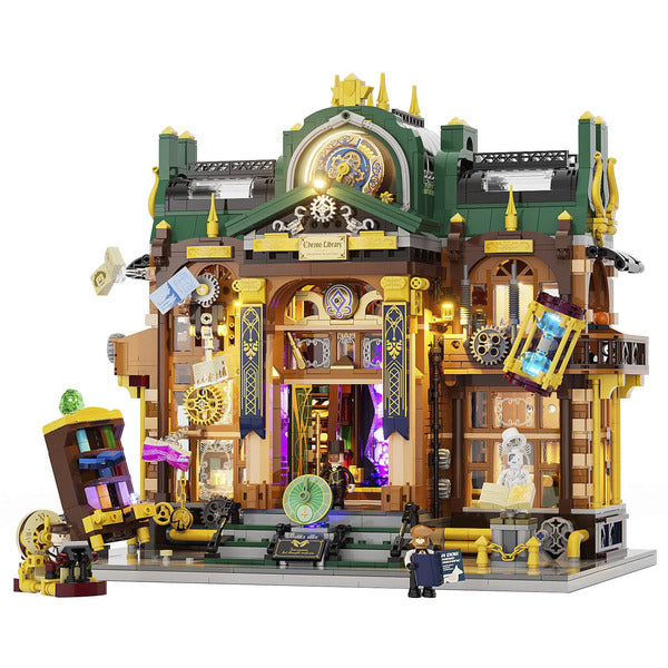 Lumibricks Steampunk Time Rift Library