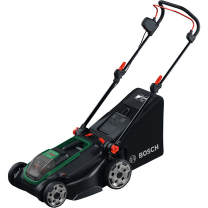 Bosch Powertools Bosch Rotak18V2-43 + Starter Set (2x 4.0Ah) + Mulch Plug (C)