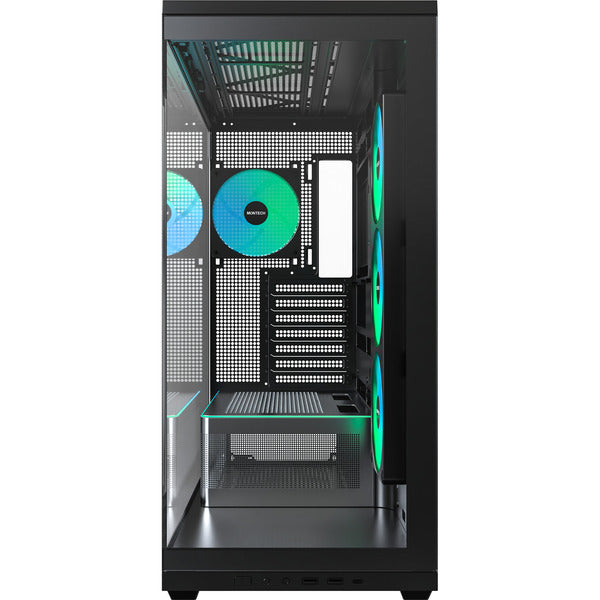 Montech TG3 Black (schwarz, Tempered Glass x 2)