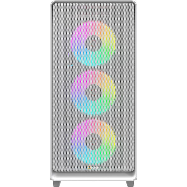 Ocypus Gamma C60 ARGB  (weiß, Tempered Glass)