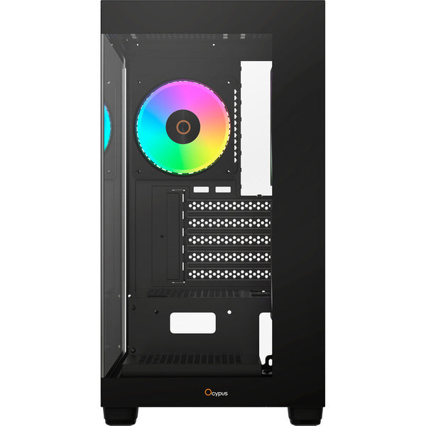 Ocypus Gamma C50 ARGB  (schwarz, Tempered Glass)