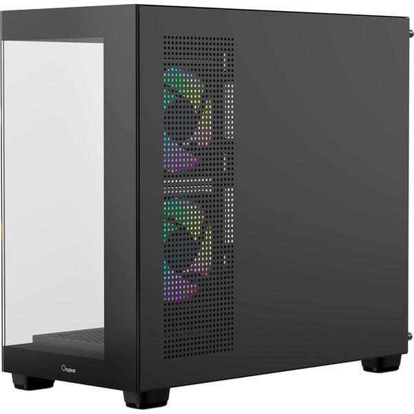 Ocypus Gamma C50 ARGB  (schwarz, Tempered Glass)