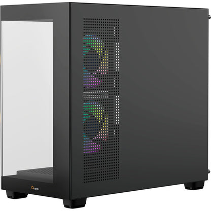 Ocypus Gamma C50 ARGB  (schwarz, Tempered Glass)