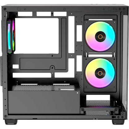 Ocypus Gamma C50 ARGB  (schwarz, Tempered Glass)