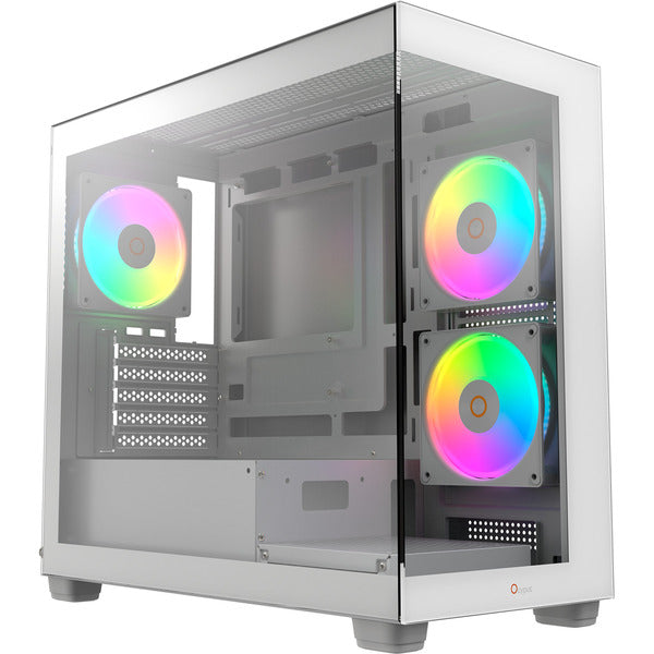 Ocypus Gamma C50 ARGB (weiß, Tempered Glass)