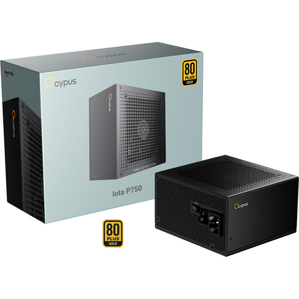 Ocypus Iota P750 Black (schwarz, 1x 12-Pin High Power GPU, 3x PCIe, Kabelmanagement, 750 Watt)