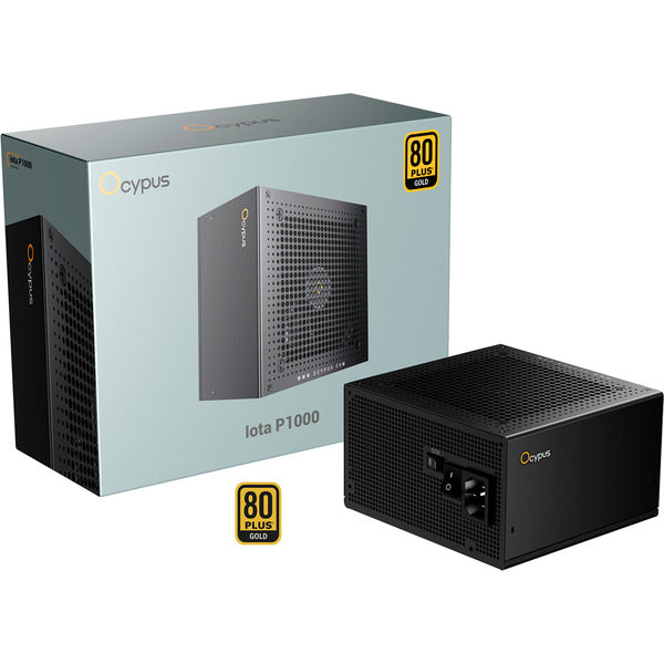 Ocypus Iota P1000 Black (schwarz, 1x 12-Pin High Power GPU, 3x PCIe, Kabelmanagement, 1000 Watt)