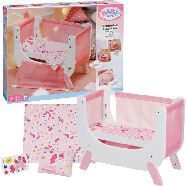 ZAPF Creation BABY born Beistellbett Einhorn