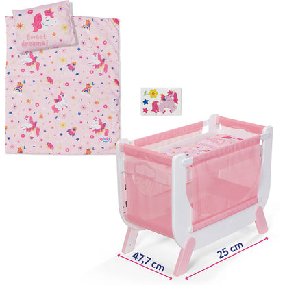 ZAPF Creation BABY born Beistellbett Einhorn