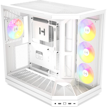 HYTE Y50 Snow White (weiß, Tempered Glass x 3)