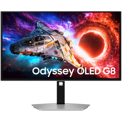Samsung Odyssey OLED G8 S27HG800SUX (67.7 cm (27 Zoll), silber, UltraHD/4K, DP, HDMI, USB-C, USB-Hub, 240Hz Panel)