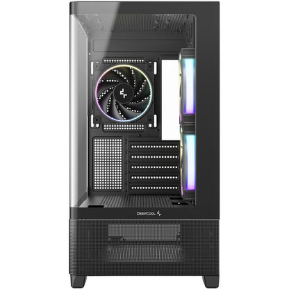 Deepcool CG380U 3F (schwarz, Panoramaglas-Gehäuse)