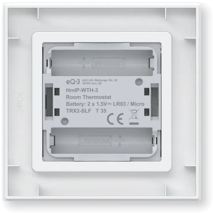 Homematic IP Wandthermostat mit Luftfeuchtigkeitssensor (HmIP-WTH-3) (weiß)