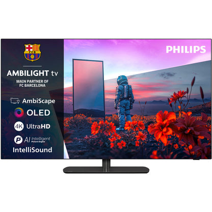 Philips 55OLED811/12 (139 cm (55 Zoll), schwarz/grau, UltraHD/4K, Ambilight 3-seitig, 120Hz Panel)