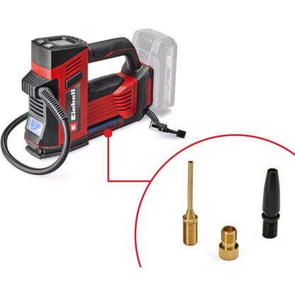 Einhell Power X-Change Akku-Autokompressor CE-CC 18/23 D Li-Solo, 18Volt (rot/schwarz, ohne Akku und Ladegerät)