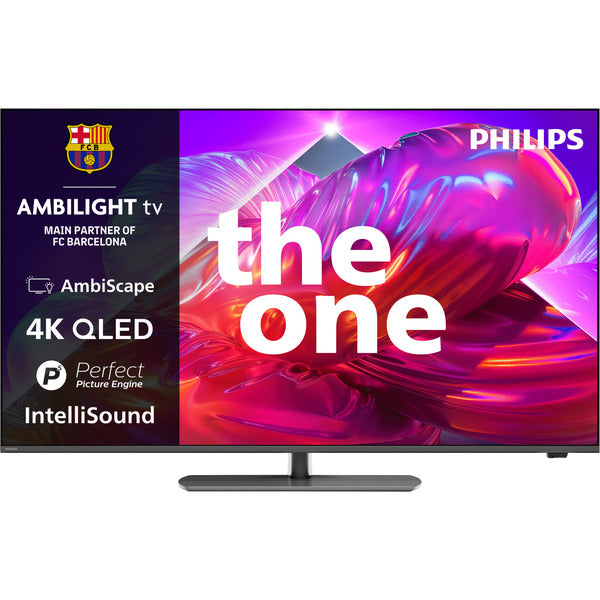 Philips 50PQS9001/12 The One (126 cm (50 Zoll), grau, UltraHD/4K, Ambilight 3-seitig, Drehbarer Standfuß, 120Hz Panel)