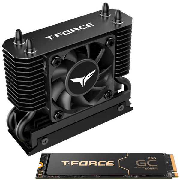 Team Group T-Force GC PRO 2 TB (schwarz, PCIe 5.0 x4 | M.2 2280 | T-FORCE DARK AirFlow-Kühlkörper)