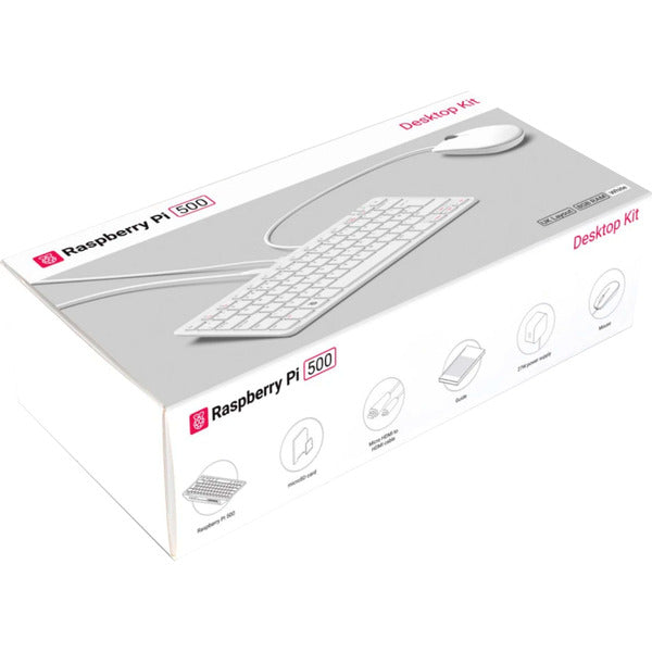 Raspberry Pi Raspberry Pi 500 Kit (weiß/pink)