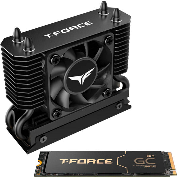 Team Group T-Force GC PRO 4 TB (schwarz, PCIe 5.0 x4 | M.2 2280 | T-FORCE DARK AirFlow-Kühlkörper)