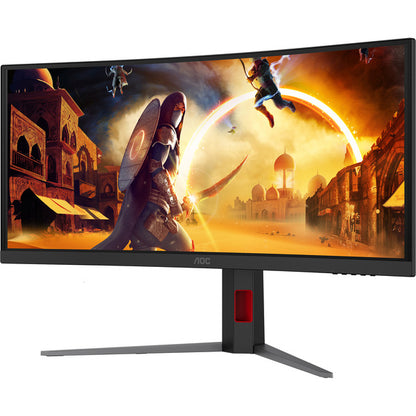 AOC AGON CU34G4CA (86.4 cm (34 Zoll), schwarz, WQHD, Fast-VA, Curved, USB-Hub, KVM, 180Hz Panel)
