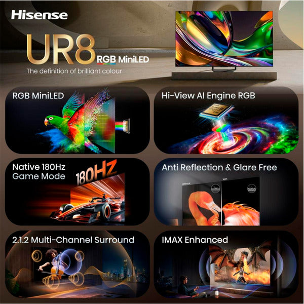 Hisense 55UR8DS RGB MiniLED (null cm (null Zoll))