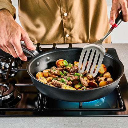 Tefal Pfannen-Set Experience Aluminium, 3-teilig (schwarz, Ø 28cm, Ø 24cm, Ø 20cm)