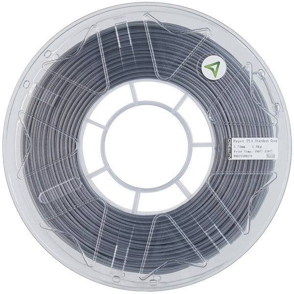 Creality PLA Hyper RFID Sternenstaub grau, 3D-Filament (grau, 1 kg, 1,75 mm, auf Rolle)