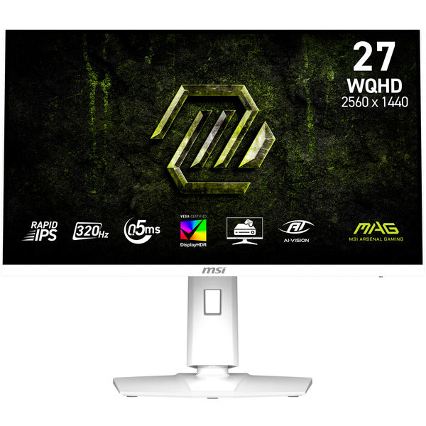 MSI MAG 274QRFWDE X32 (68.6 cm (27 Zoll), weiß, WQHD, Rapid-IPS, HDR Ready, 320Hz Panel)