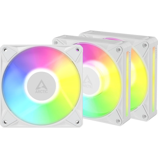 Arctic BioniX P12 A-RGB (weiß/weiß, 3er Pack, 120 mm)