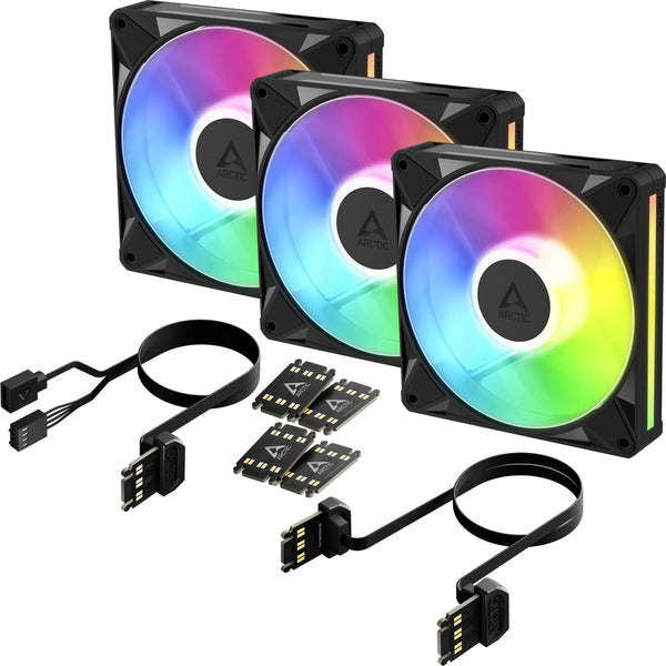 Arctic BioniX P14 A-RGB (schwarz/weiß, 3er Pack, 140 mm)