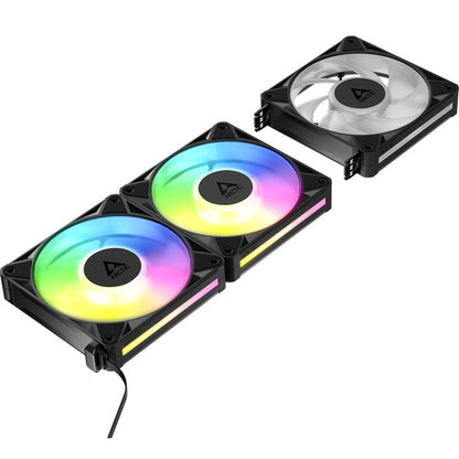 Arctic BioniX P14 A-RGB (schwarz/weiß, 3er Pack, 140 mm)