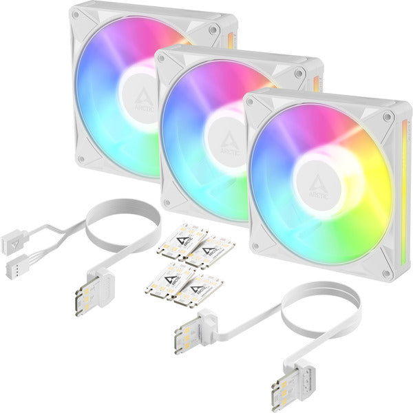 Arctic BioniX P14 A-RGB (weiß/weiß, 3er Pack, 140 mm)