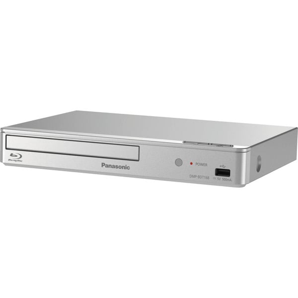 Panasonic DMP-BDT168-AG (silber, Full HD Upscaling von DVD, 2D und 3D Wiedergabe)