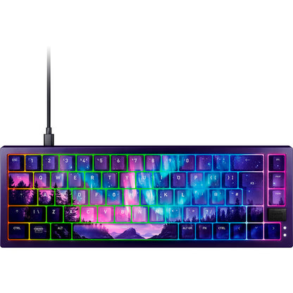 Cherry XTRFY Northern Light Bundle (mehrfarbig, DE-Layout, Cherry MX Northern Light, K5V2 Tastatur + GP6 Mauspad)