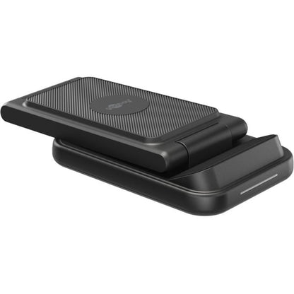 Goobay Kabelloses 3in1-Ladegerät, 15 W (schwarz)