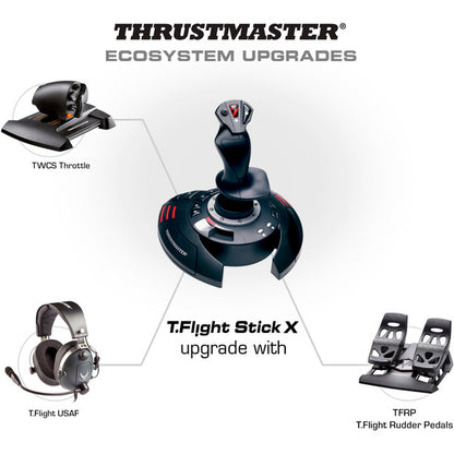Thrustmaster T.Flight Stick X (schwarz/rot, für PC & PS3)
